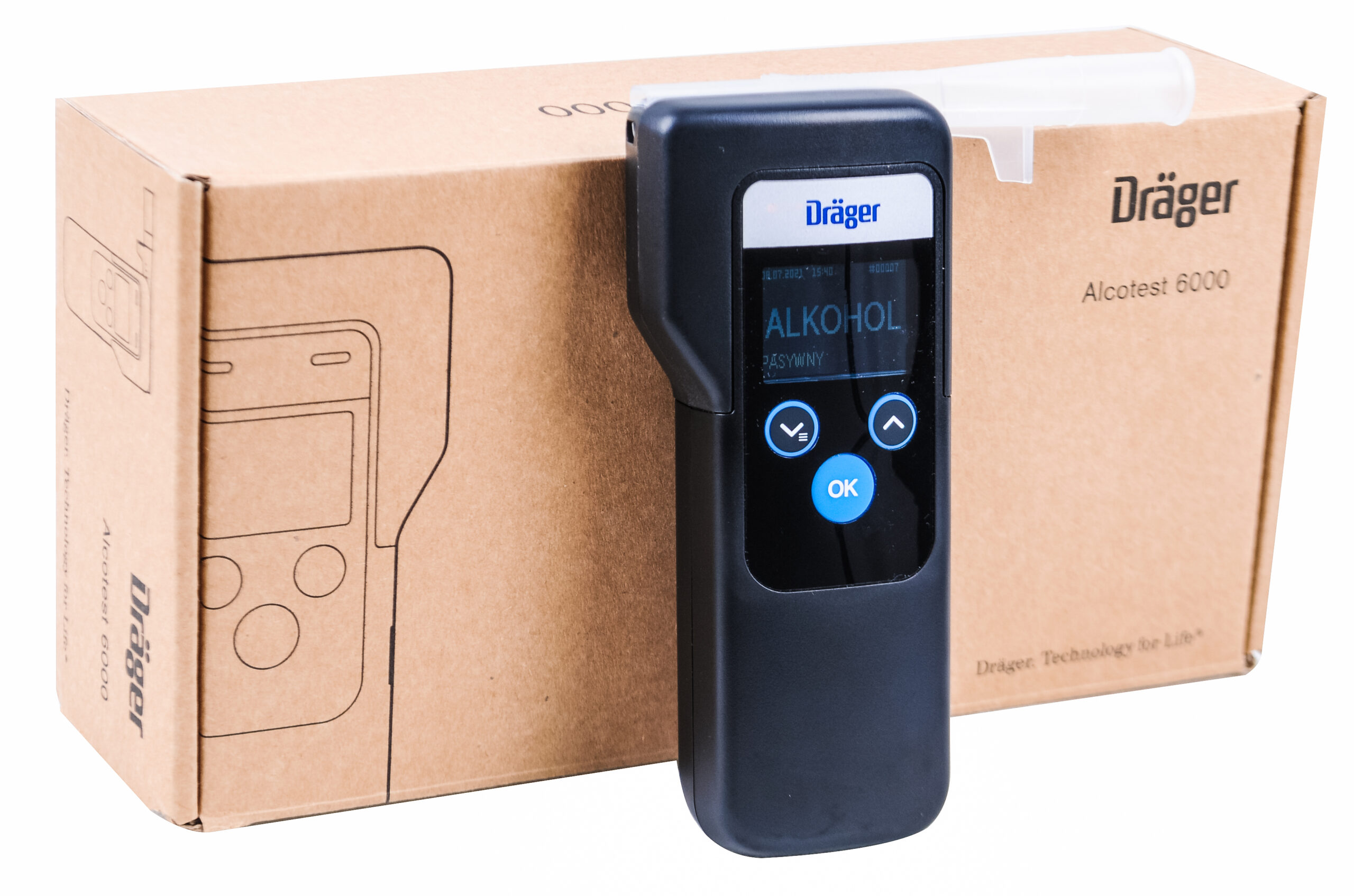 Alkomat Dräger Alcotest 6000 + Certyfikat Adiustacji plus serwis - obrazek 3