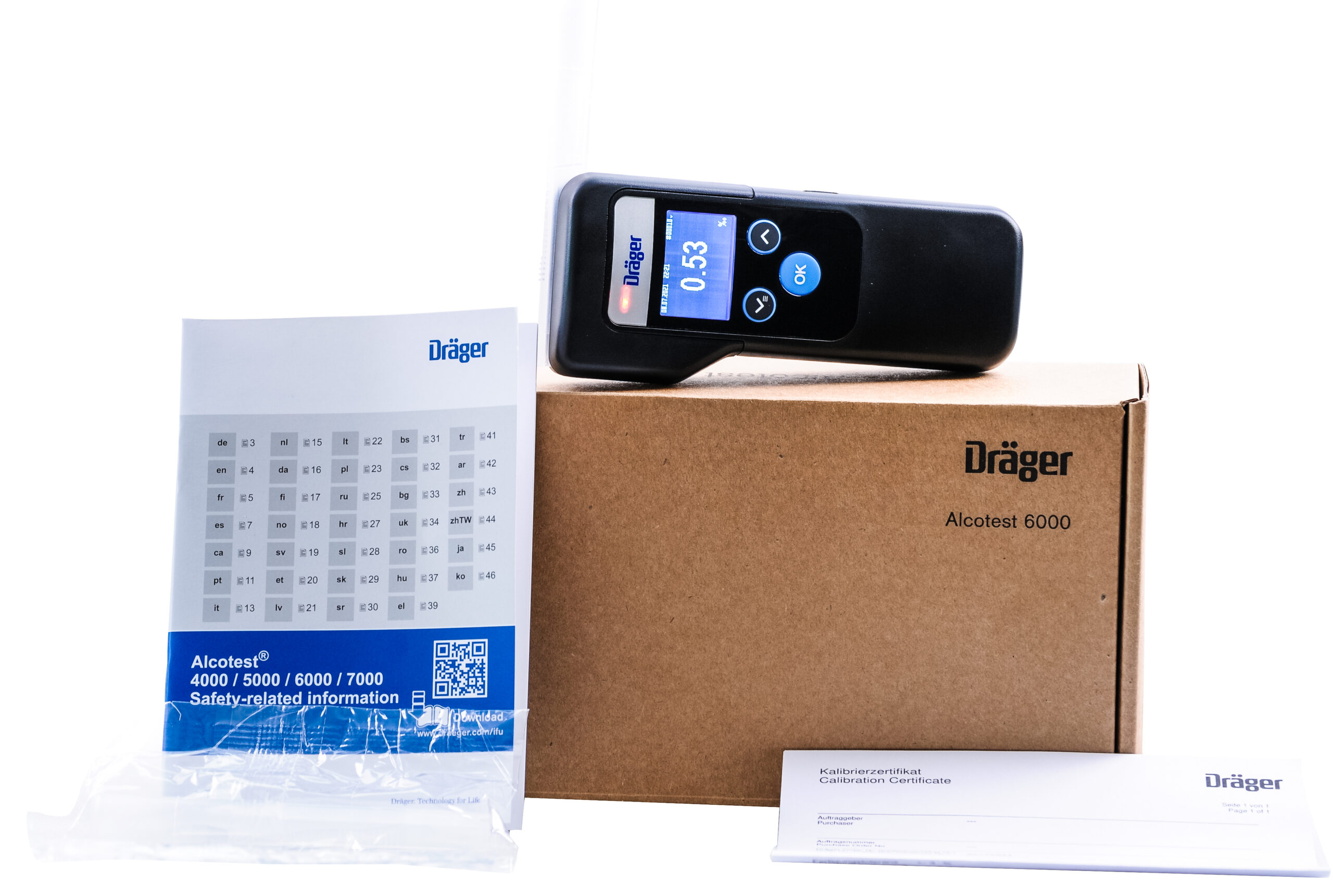 Alkomat Dräger Alcotest 6000 + Certyfikat Adiustacji plus serwis - obrazek 6